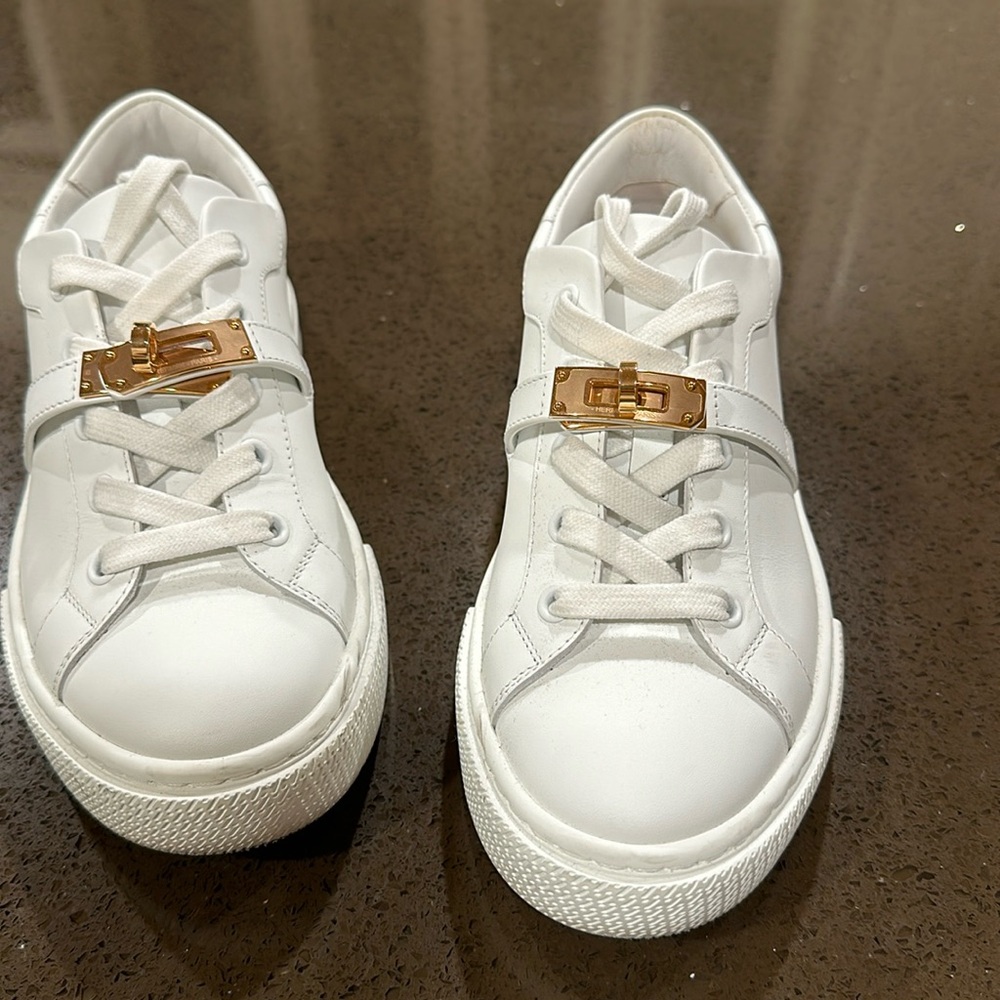 Warn1 time Hermes Kelly sneakers
